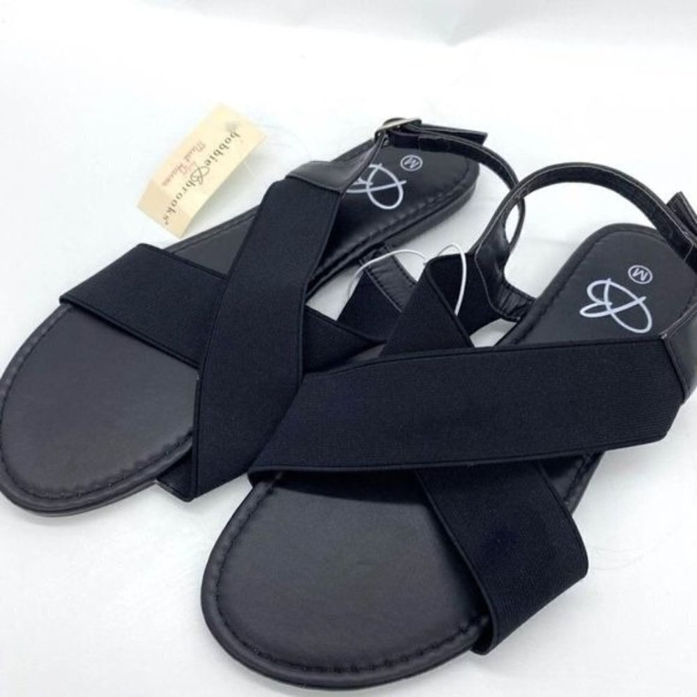 Women’s Size Medium Criss Cross Sandals New - Picture 3 of 6